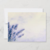 Lavender Blue Beerdigung Dankeschön Karten (Rückseite)