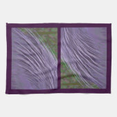 Lavender Blue Feathers Handtuch (Horizontal)