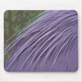 Lavender Blue Feathers Mousepad (Vorne)
