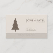 Lavender Blue Floral Grove Romantic Fantasy Visitenkarte (Rückseite)