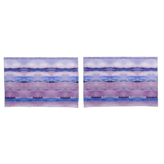 Lavender Blue Geode Inspiriert Tribal Blanket Art Kissenbezug (Vorderseite-Set)