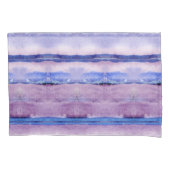 Lavender Blue Geode Inspiriert Tribal Blanket Art Kissenbezug (Vorderseite-Links)