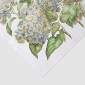 Lavender Blue Hydrangea Botanischer Blumenstrauß Seidenpapier (Ausschnitt)