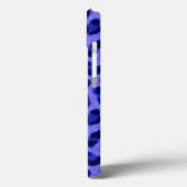 Lavender Blue Leopard Tierdruckmuster   Case-Mate iPhone Hülle (Rückseite / Links)