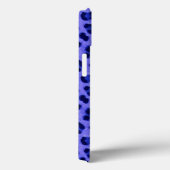 Lavender Blue Leopard Tierdruckmuster Case-Mate iPhone Hülle (Rückseite / Rechts)
