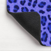 Lavender Blue Leopard Tierdruckmuster Mousepad (Ecke)