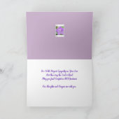 LAVENDER BLUE LOVE - GREETING CARD KARTE (Innenseite)