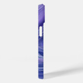 Lavender Blue Marble Acrylic Abstrakt Case-Mate iPhone Hülle (Rückseite / Rechts)