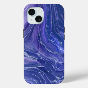 Lavender Blue Marble Acrylic Abstrakt Case-Mate iPhone Hülle