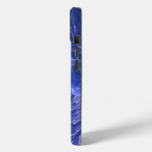 Lavender Blue Marble Acrylic Abstrakt Case-Mate iPhone Hülle (Rückseite / Links)