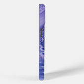 Lavender Blue Marble Acrylic Abstrakt Case-Mate iPhone Hülle (Rückseite / Rechts)