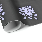 Lavender Blue Paintball Geschenkpapier (Rolleneckpunkt)