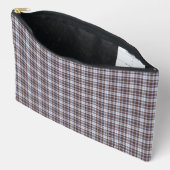 Lavender Blue Plaid Tartan Retro Color Zubehörtasche (Offen)