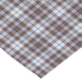 Lavender Blue Plaid Tartan Retro Table Runner Kurzer Tischläufer (Ecke)