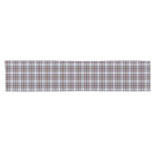 Lavender Blue Plaid Tartan Retro Table Runner Kurzer Tischläufer (Horizontal)