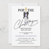 Lavender Blue Pop Das Champagner-Brautparty Einladung (Vorderseite)