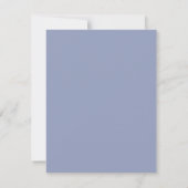 Lavender Blue Spring Lilac Florals Thank You Card Dankeskarte (Rückseite)