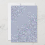 Lavender Blue Spring Lilac Someone Special Card Dankeskarte (Rückseite)