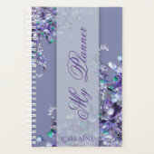Lavender Blue Spring Lilacs Planner Planer (Vorderseite)