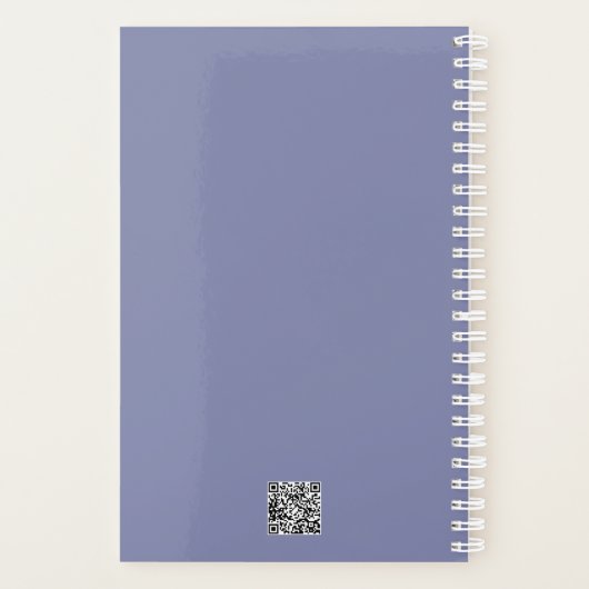Lavender Blue Spring  Lilacs Planner Planer (Rückseite)