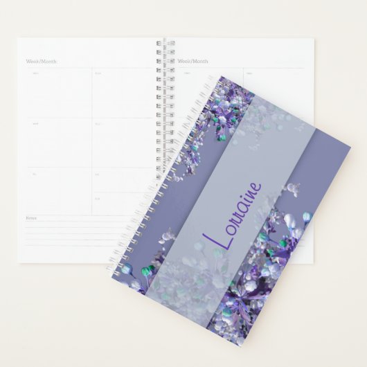 Lavender Blue Spring Lilacs Planner Planer (Anzeige)