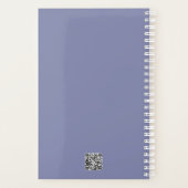 Lavender Blue Spring Lilacs Planner Planer (Rückseite)