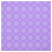 Lavender Blue White Star Snowflake Muster Stoff (Muster)