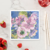 Lavender Blues Watercolor Glitzer Serviette (Beispiel)