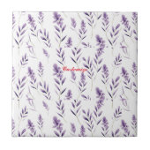 Lavender Blume Buds Thunder_Cove Fliese (Vorderseite)