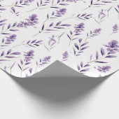 Lavender Blume Buds Thunder_Cove Geschenkpapier (Ecke)