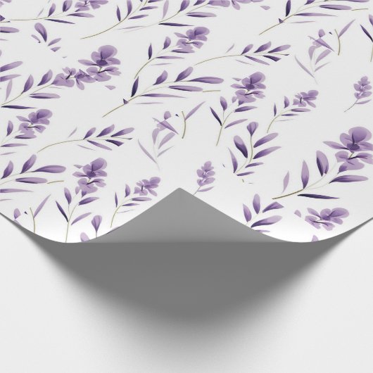 Lavender Blume Buds Thunder_Cove Geschenkpapier (Ecke)