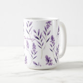 Lavender Blume Buds Thunder_Cove Kaffeetasse (VorderseiteRechts)