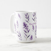 Lavender Blume Buds Thunder_Cove Kaffeetasse (Vorderseite Links)