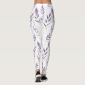 Lavender Blume Buds Thunder_Cove Leggings (Rückseite)
