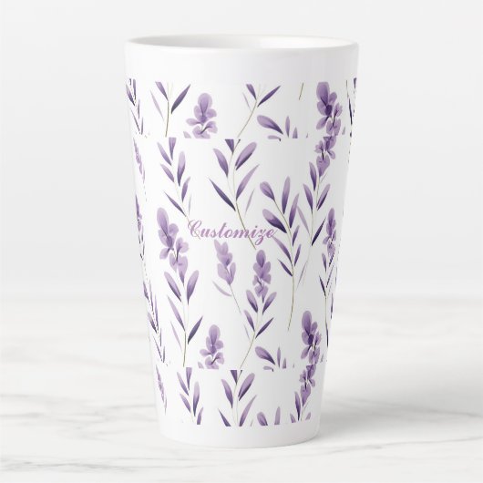 Lavender Blume Buds Thunder_Cove Milchtasse (Vorderseite)