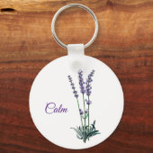 Lavender Blume Calm Schlüsselanhänger (Vorderseite)