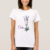 Lavender Blume Calm T - Shirt (Vorderseite)