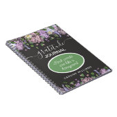 Lavender Blume Dankeschön Notizheft Notizblock (Rechte Seite)