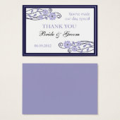 Lavender Blume Gastgeschenk Hochzeit Gift Tags (Vorne & Hinten)