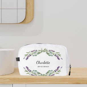 Lavender Blume Grünpflanzen Brautjungfrau Waschbeutel