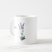 Lavender Blume Ruhe Tasse (Vorderseite Links)