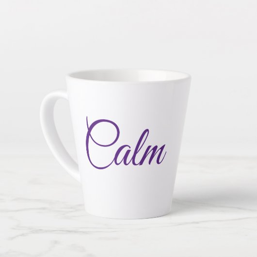 Lavender Blume Ruhe Tasse (Linke Ecke)