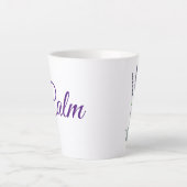 Lavender Blume Ruhe Tasse (Vorderseite)
