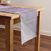 Lavender Blume Traumhaft Modernes Abstraktes Frakt Kurzer Tischläufer (Beispiel)