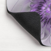 Lavender Blume Traumhaft Modernes Abstraktes Frakt Mousepad (Ecke)