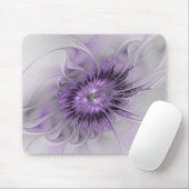 Lavender Blume Traumhaft Modernes Abstraktes Frakt Mousepad (Mit Mouse)