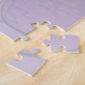 Lavender Blume Traumhaft Modernes Abstraktes Frakt Puzzle (Seite)