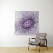 Lavender Blume Traumhaft Modernes Abstraktes Frakt Wandteppich (Beispiel)