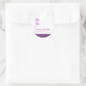 Lavender Blume Wedding Stickers (Tasche)