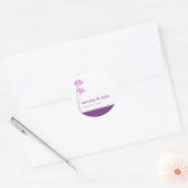 Lavender Blume Wedding Stickers (Umschlag)